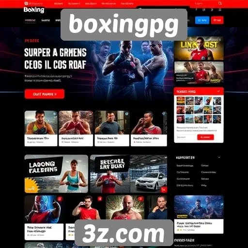Atualizações recentes no design do site boxingpg