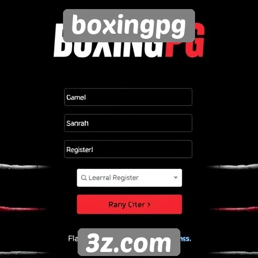 Como se registrar no boxingpg facilmente